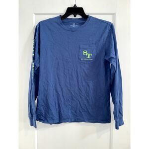 Southern Tide Long Sleeve T-Shirt with Front Pocket Men’s Medium